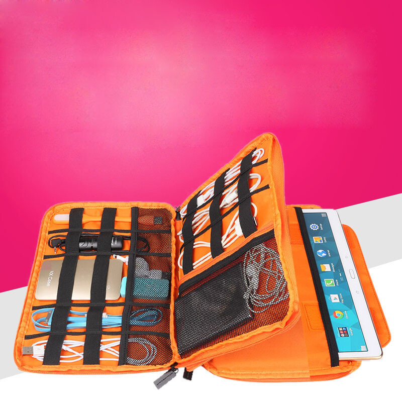 數(shù)碼配件管理利器 斐文對(duì)折拉鏈款軟性收線包評(píng)測